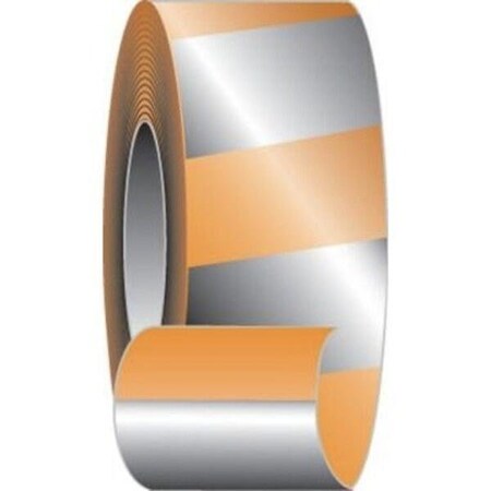Accuform FLAGGING TAPE REFLECTIVE SILVER STRIPE PTL645FO